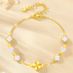 Clover bracelet, jewelry for girls and ladies, Christmas and birthday gift for girlfriend