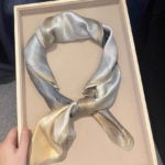 Silk mulberry silk scarf for a luxurious birthday or New Year gift for your girlfriend